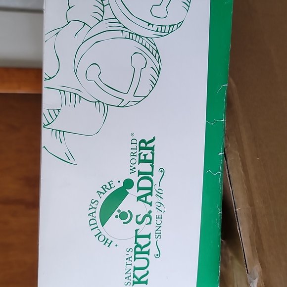 Kurt S. Adler *Vintage* *Retired* glass 8-9" SANTA ornament.  (543) - Picture 2 of 4